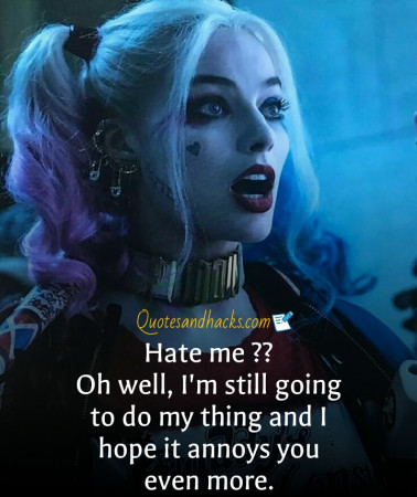 30 Best attitude Harley Quinn quotes