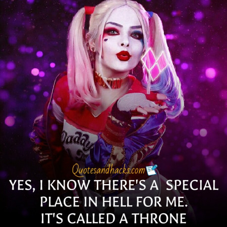 30 Best attitude Harley Quinn quotes