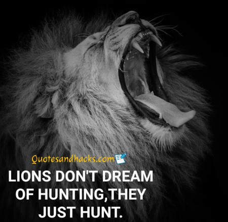 lion wild at heart quote