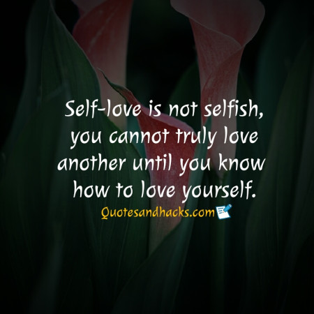 Love yourself quotes