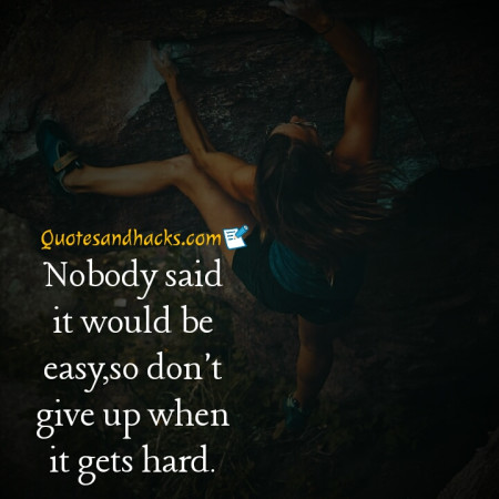 Never give up quotes