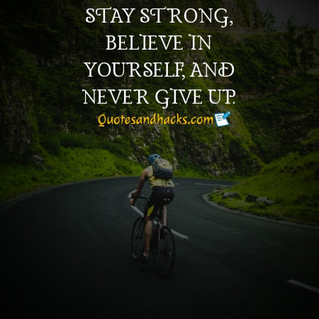 Never give up quotes