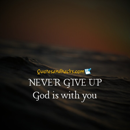 Never give up quotes