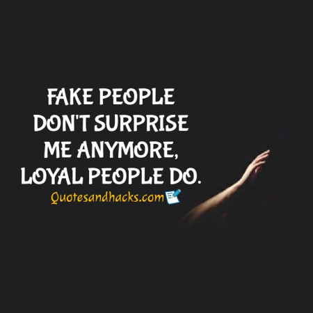 fake people quotes