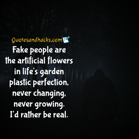 fake people quotes