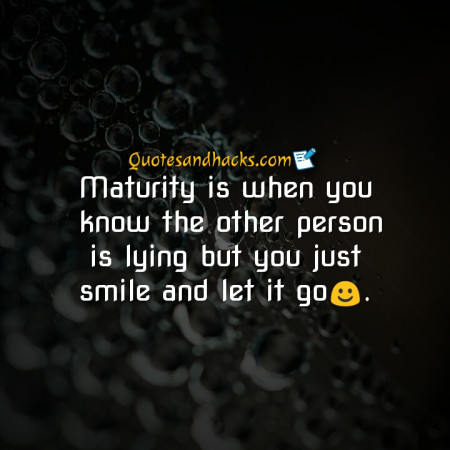 maturity quotes