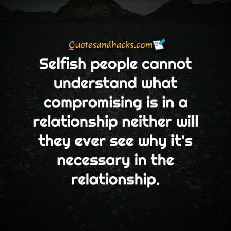 selfish quotes