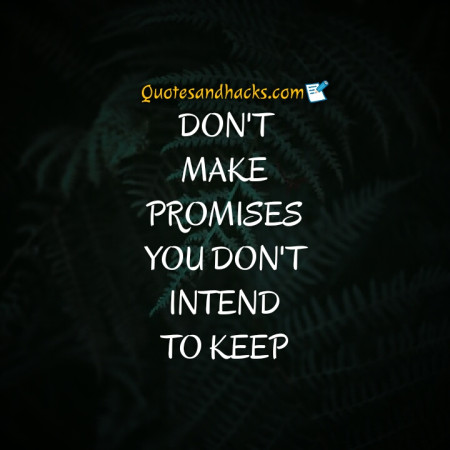 25 Best Promise quotes - Quotes and Hacks