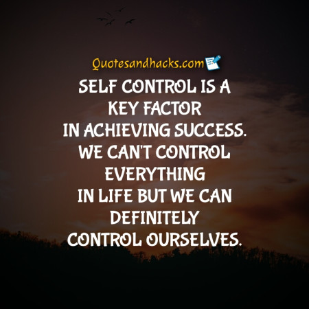 self control quotes