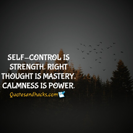 self control quotes