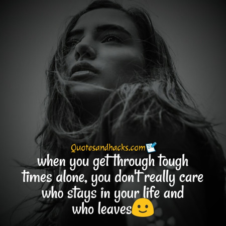 alone happy quotes