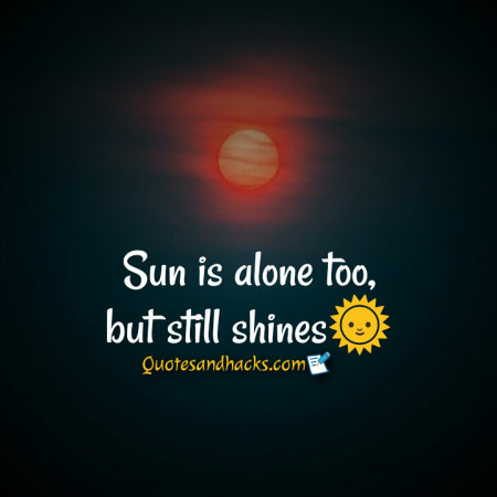 alone happy quotes