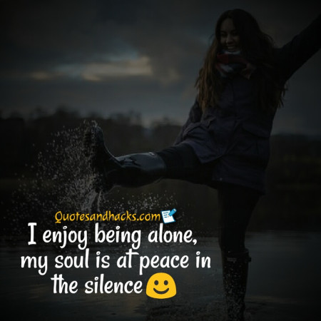 alone happy quotes