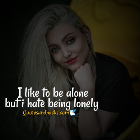 alone happy quotes