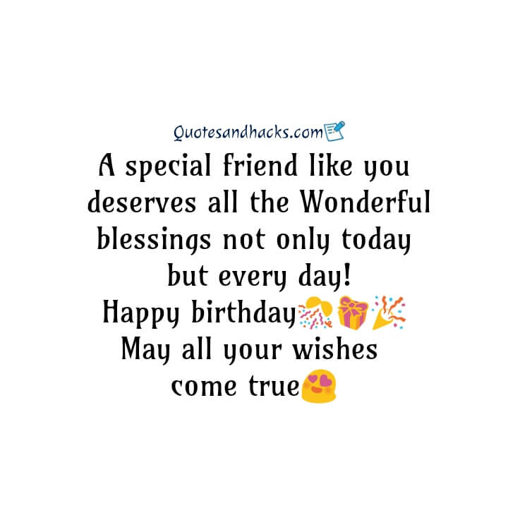 Birthday wishes for friends