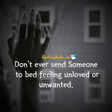 feeling unloved quotes