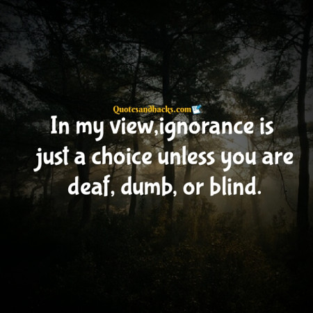 ignorance quotes