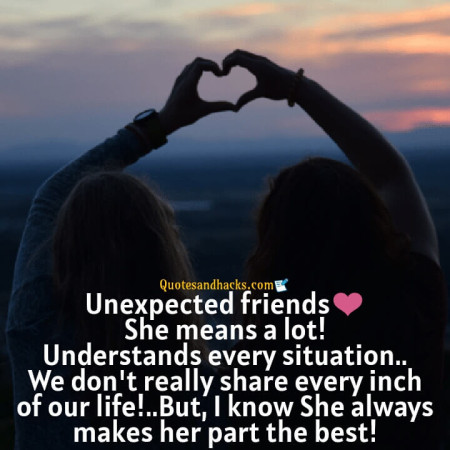 unexpected friendship quotes