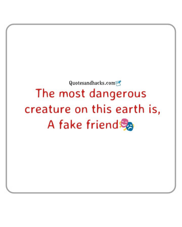 Fake friends quotes