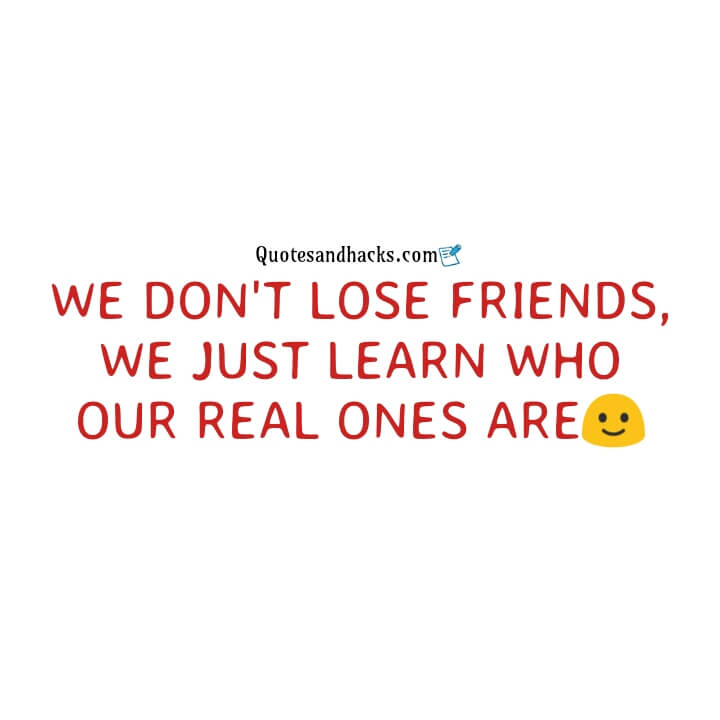 Fake friends quotes