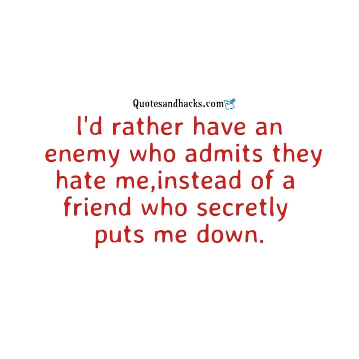 Fake friends quotes
