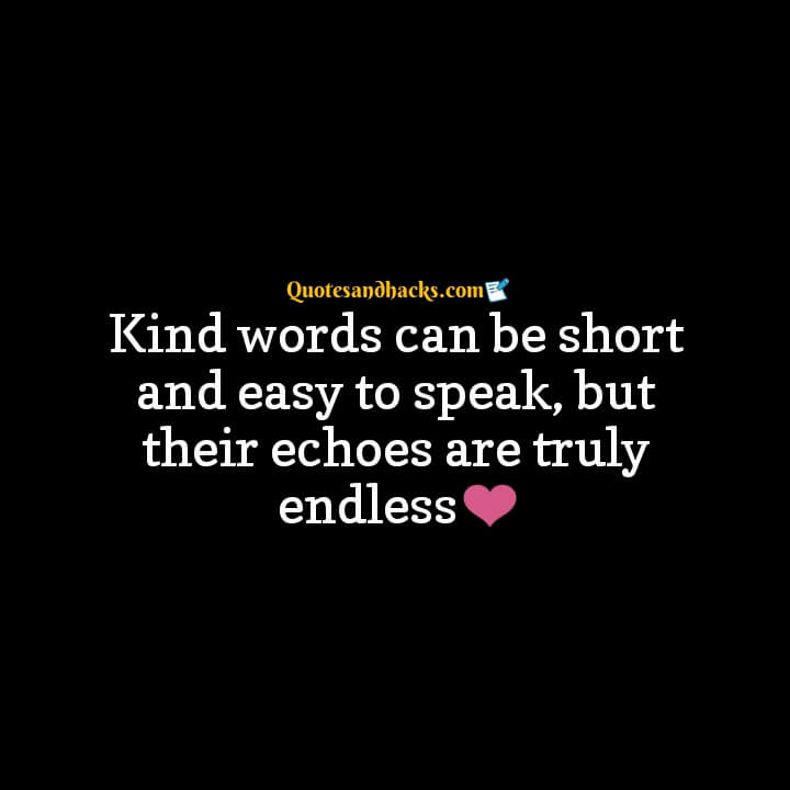 Kind word quotes