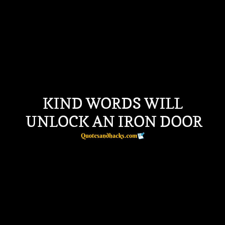 Kind word quotes