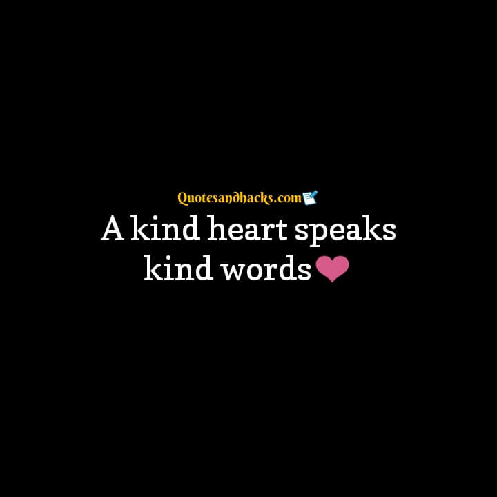 Kind word quotes