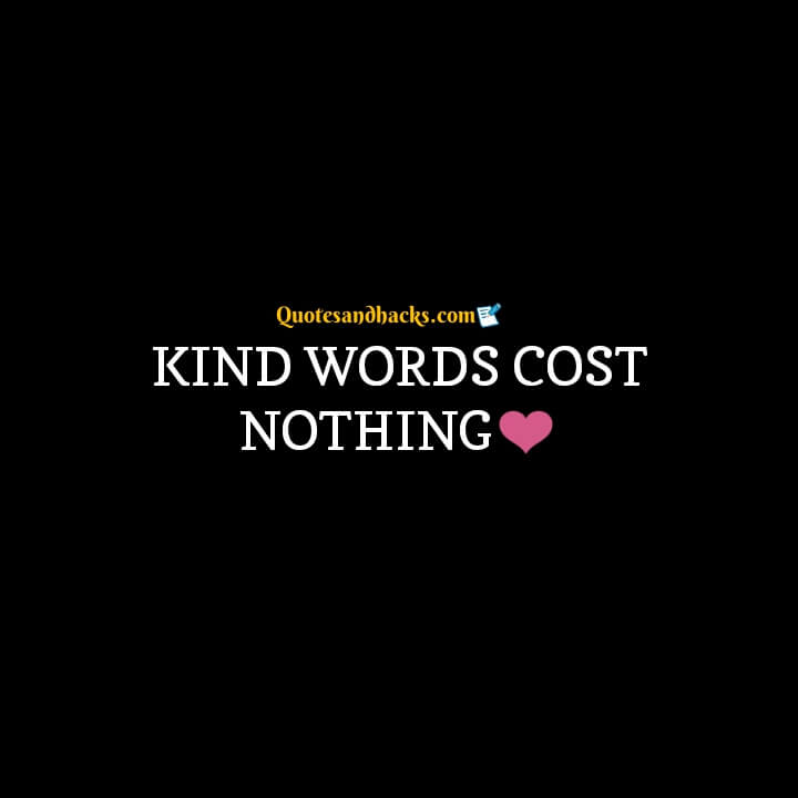 Kind word quotes