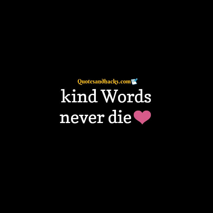 Kind word quotes