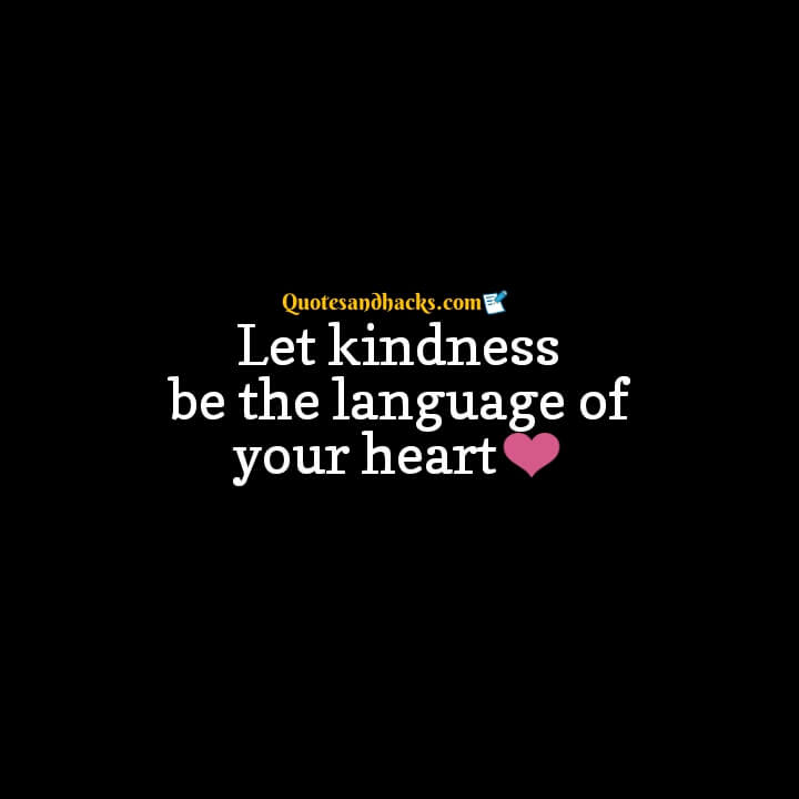 Kind word quotes