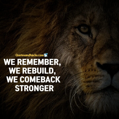 Come back stronger quotes