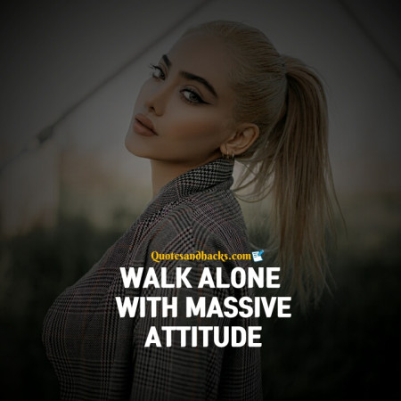 alone attitude quotes