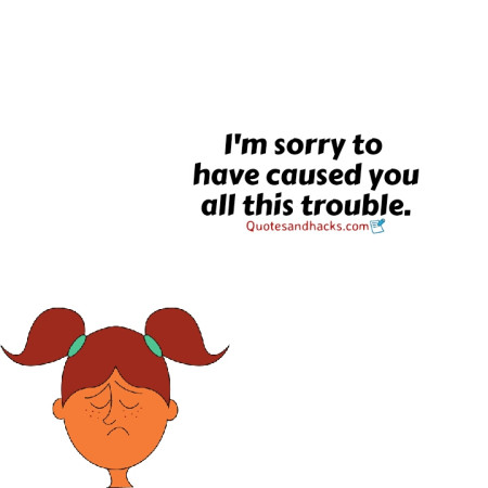 Sorry quotes