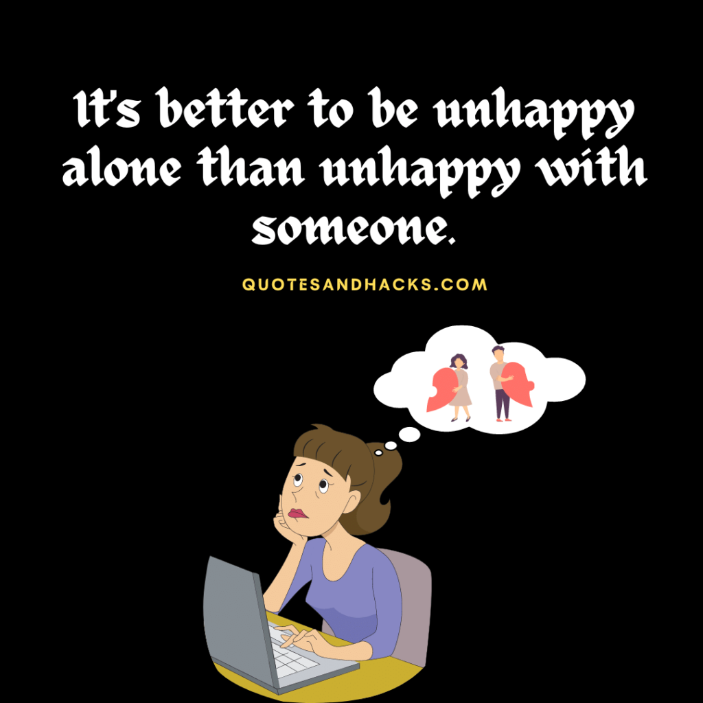 Live alone quotes