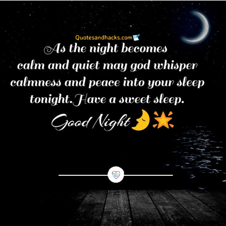 Good night quotes about god