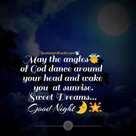 Good night quotes about god