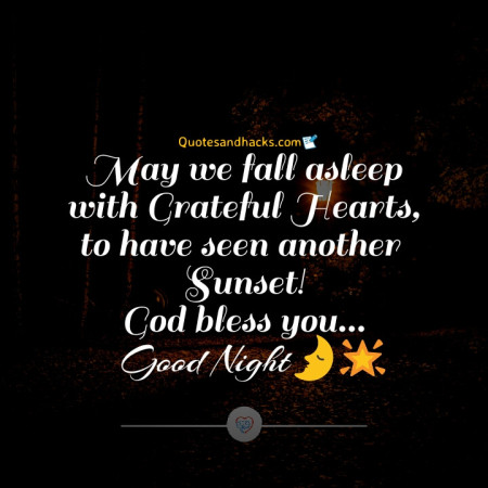 Good night quotes about god