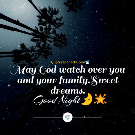 Good night quotes about god