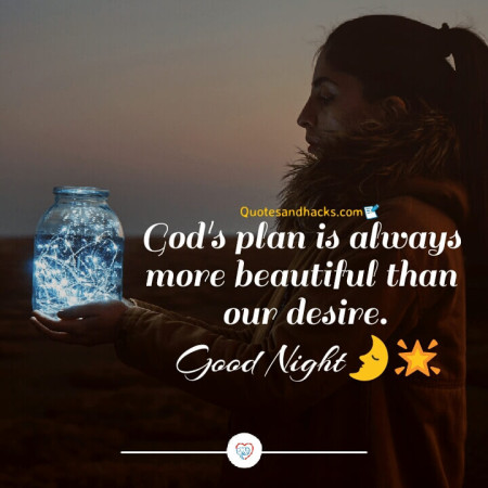 Good night quotes about god