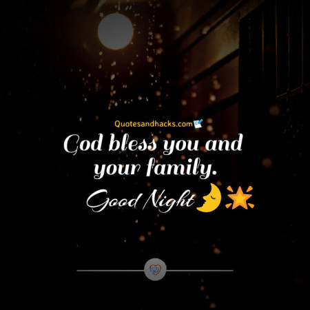 Good night quotes about god