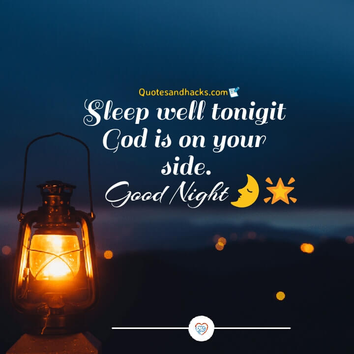 Good night quotes about god