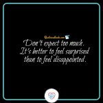 25 Best don't expect quotes
