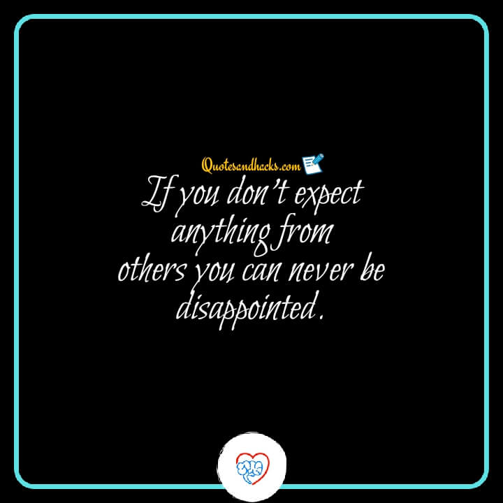 don't expect quotes