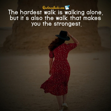 walk alone quotes