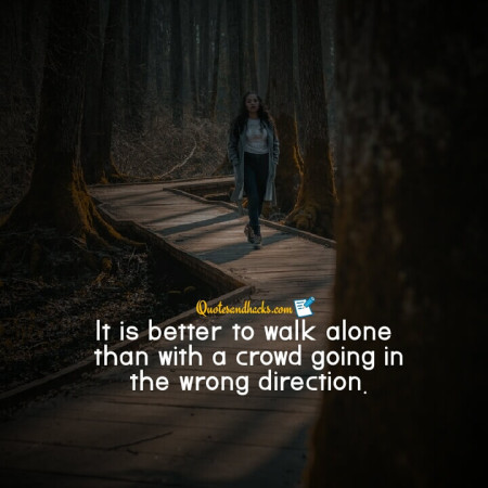 walk alone quotes