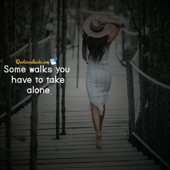 walk alone quotes