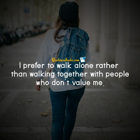 walk alone quotes