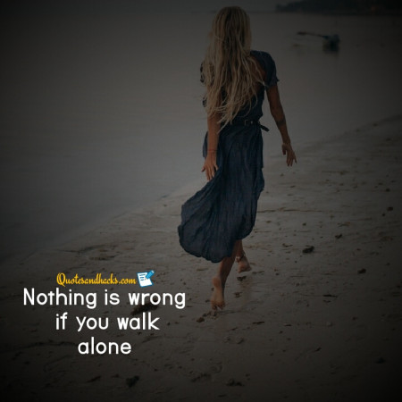 walk alone quotes