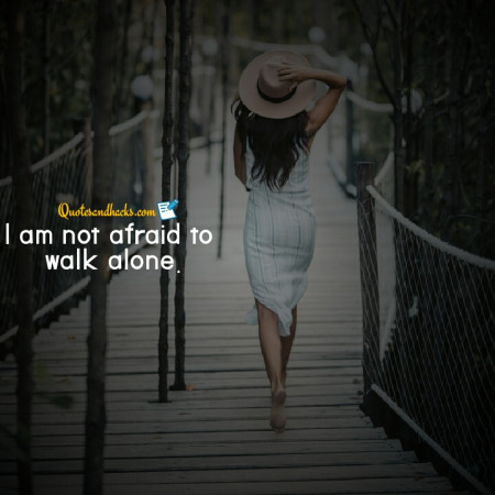 walk alone quotes